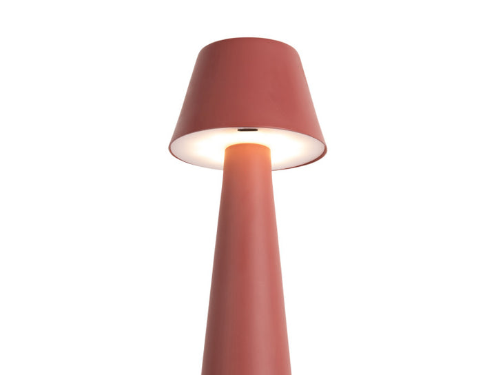 Mini Table Lamp Cone / Red Ochre
