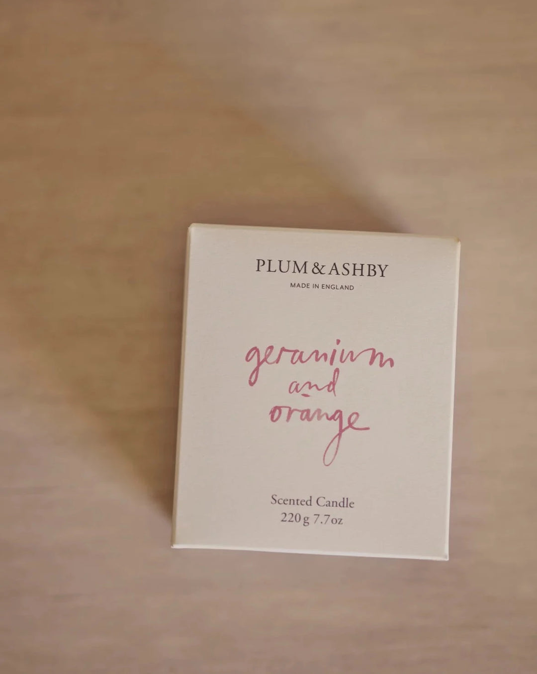 Geranium & Orange Candle