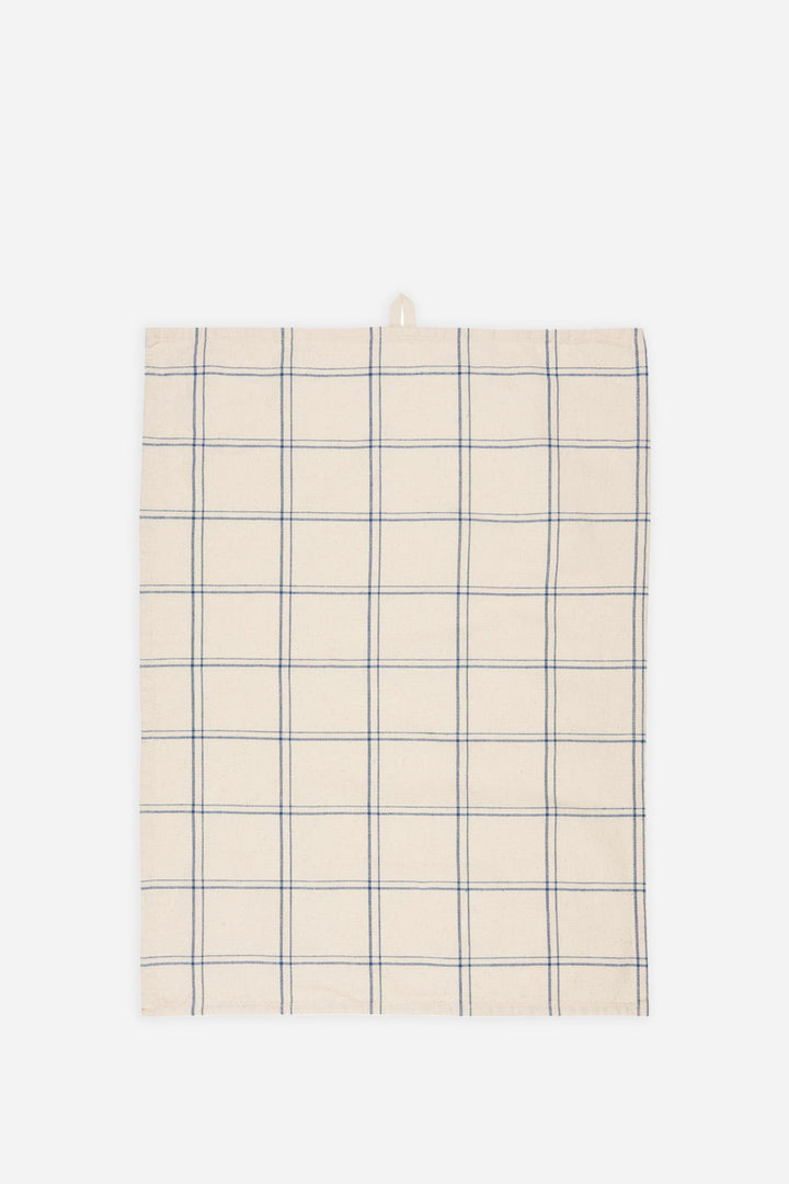 Tea Towel / Ebbe Dark Blue Check