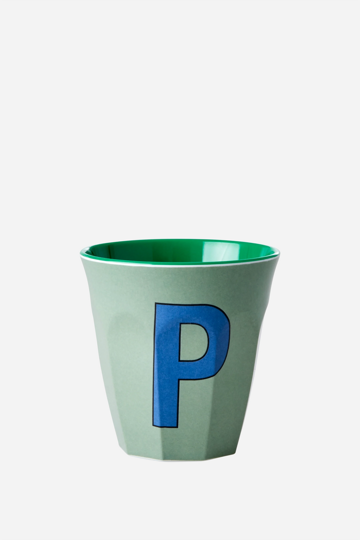 Melamine Cup / Letter P