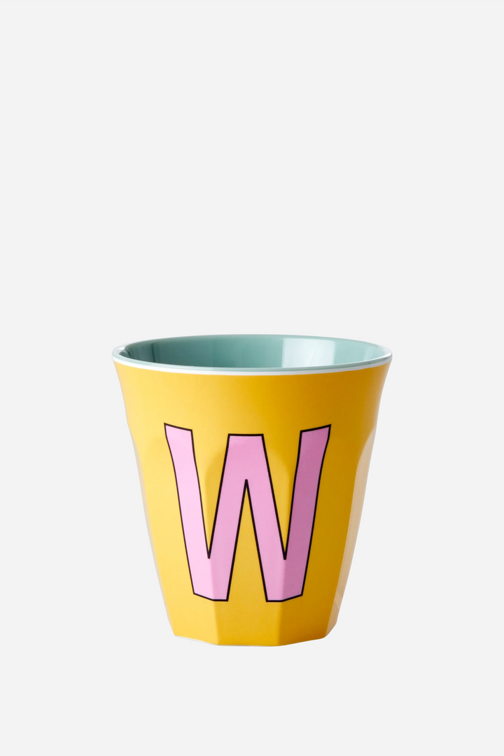 Melamine Cup / Letter W