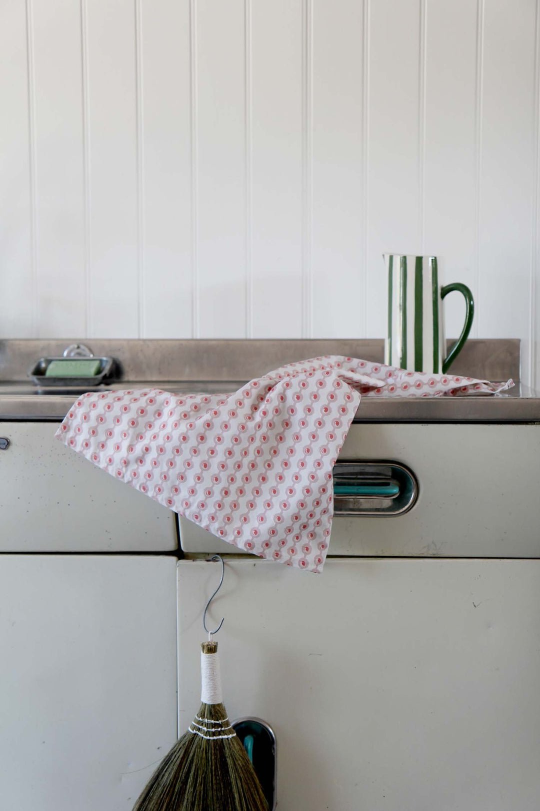 Organic T-Towel Deauville / Cerise