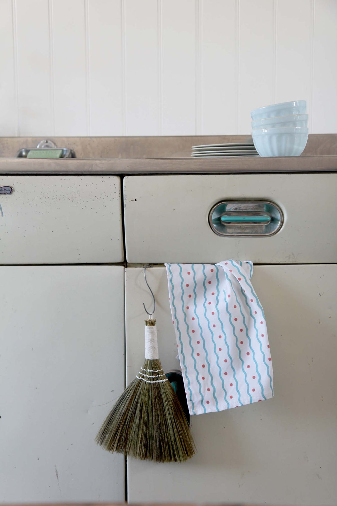 Organic T-Towel Honfleur / Cornflower