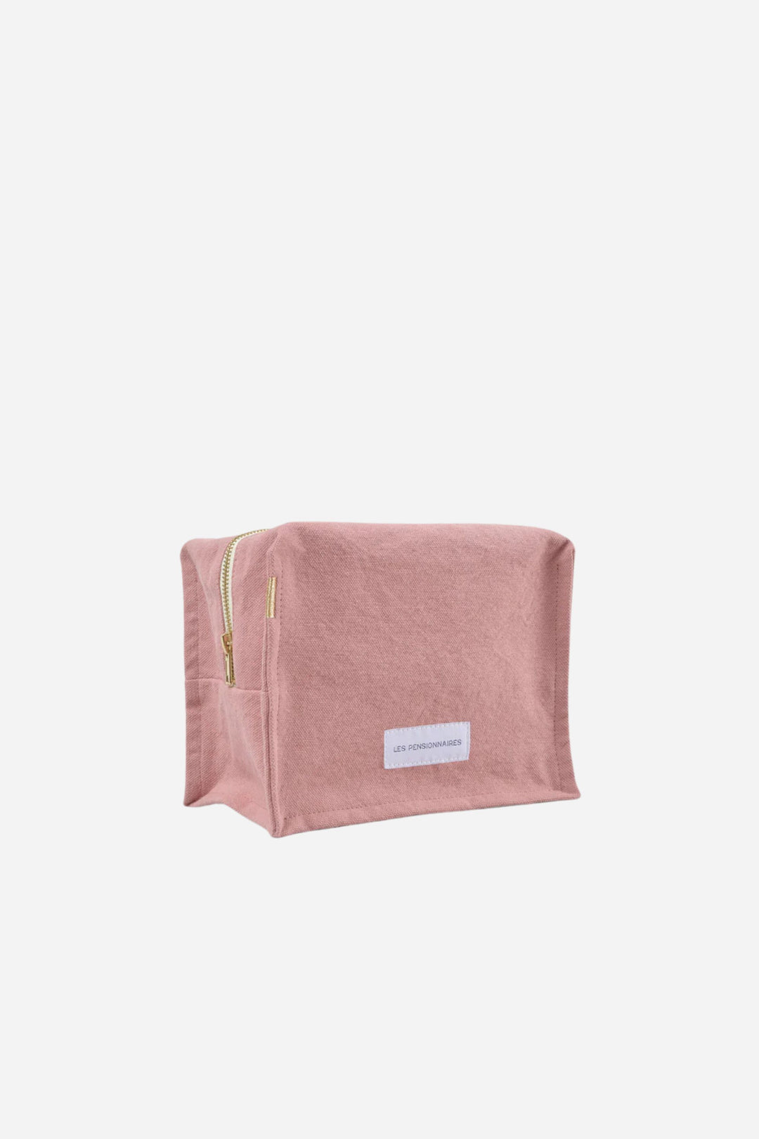 Organic Cotton Cube Toiletry Bag / Rosewood