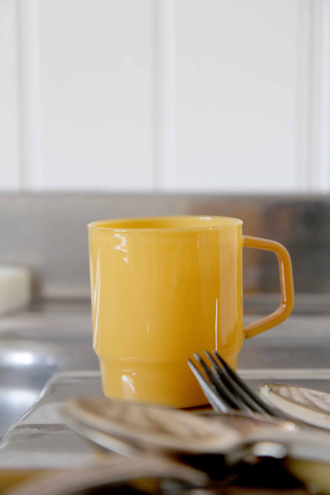 Stacking Coffee Cup / Light Topaz