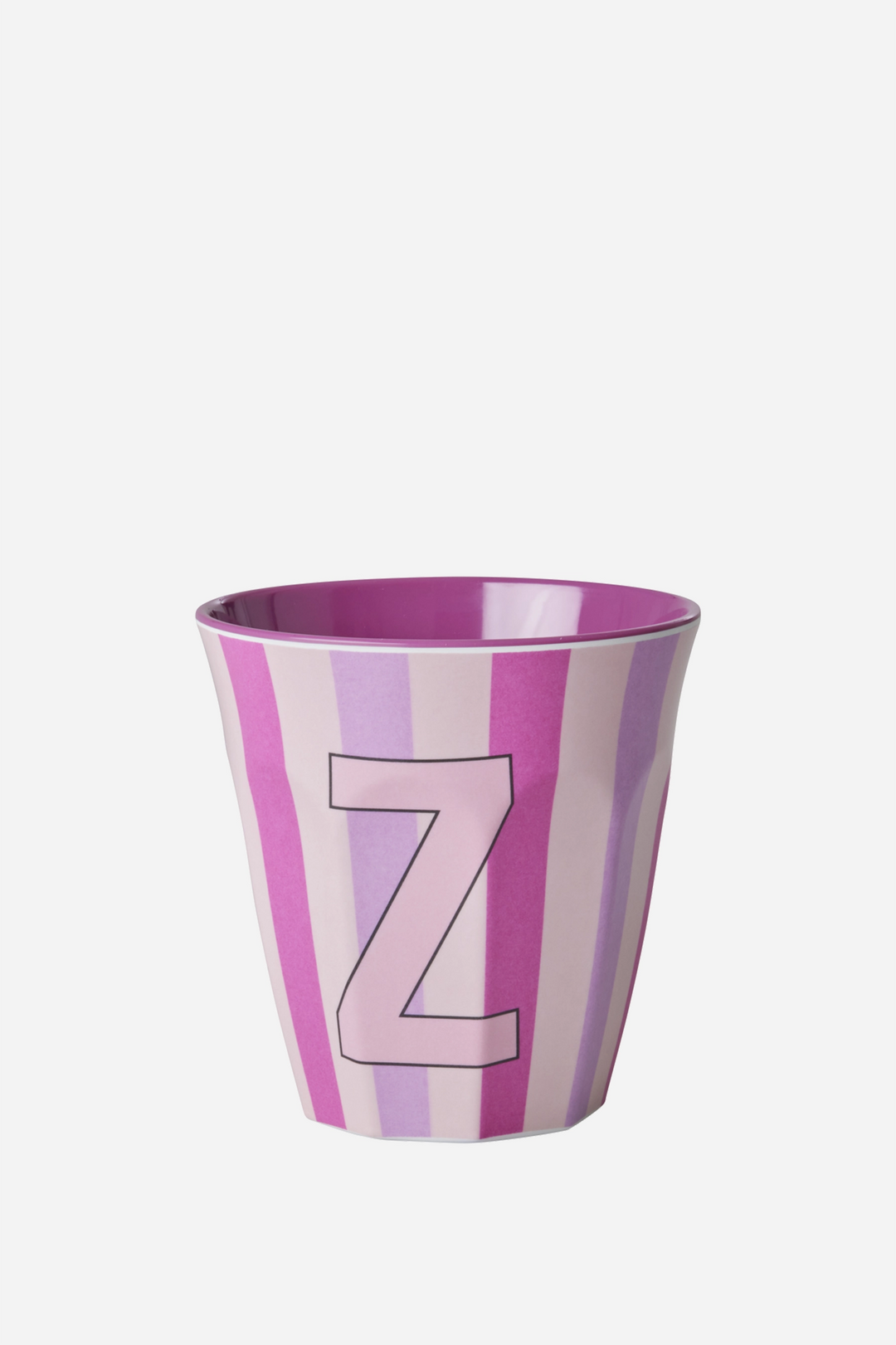 Striped Melamine Cup / Letter Z