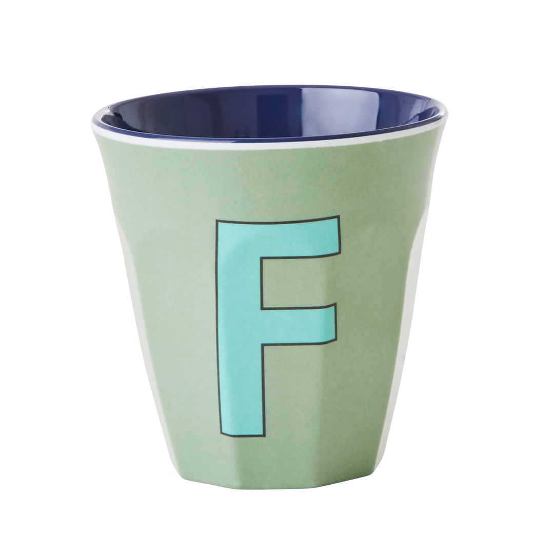 Melamine Cup / Letter F