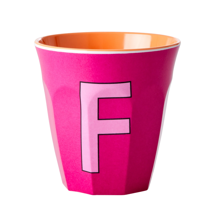 Melamine Cup / Letter F