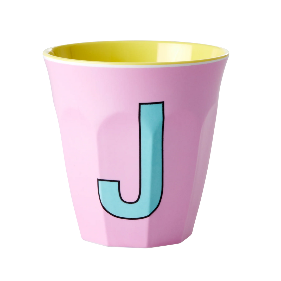 Melamine Cup / Letter J