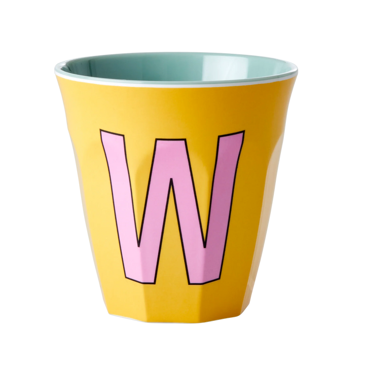Melamine Cup / Letter W