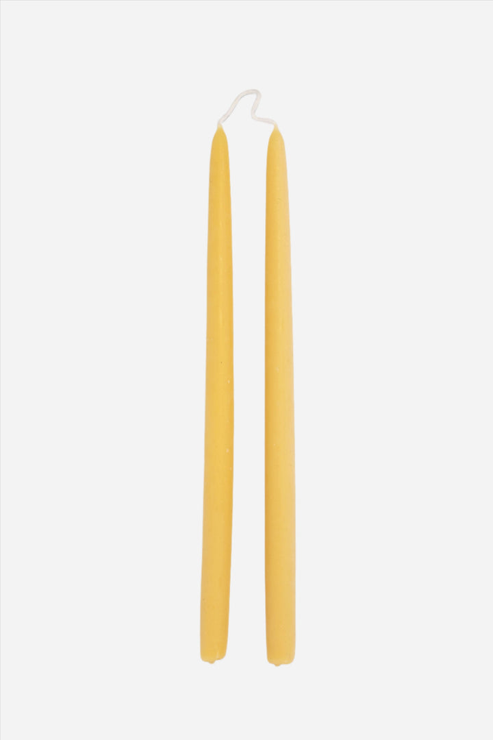 Beeswax Dinner Candles - Domestic Science Home