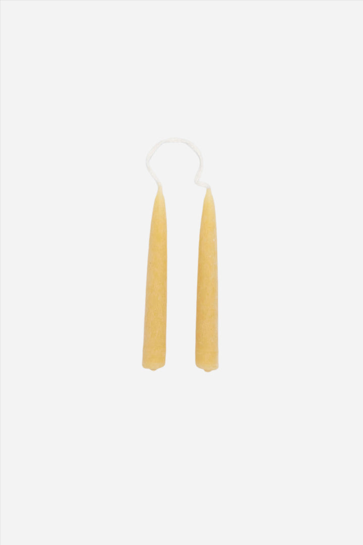 Beeswax Pair of Tree Candles - Domestic Science Home