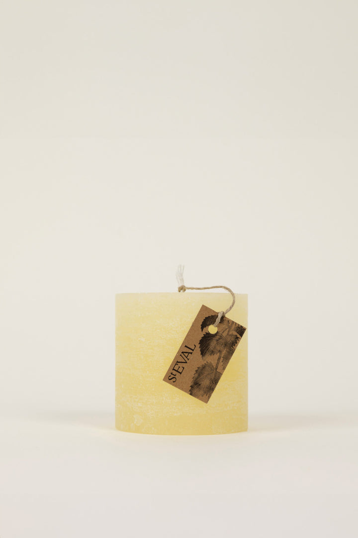 st eval pillar candle bergamot and nettle