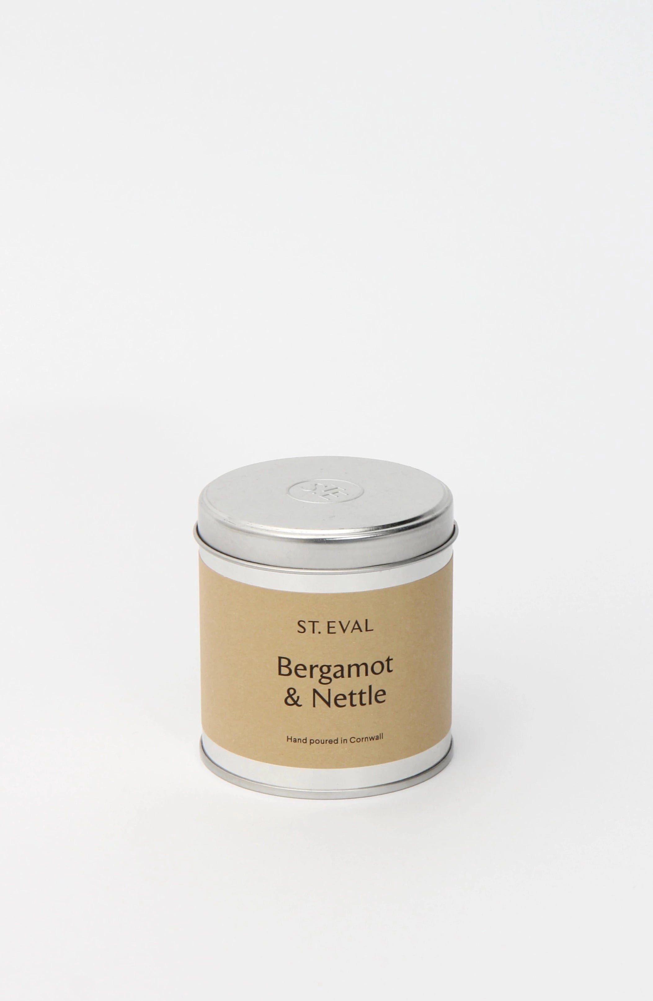St Eval Candle Tin / Bergamot & Nettle Domestic Science Home