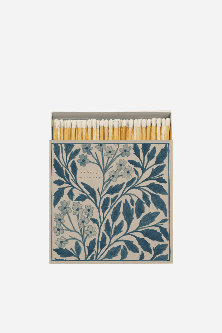 Blue Floral Matches by Wanderlust Paper Co.