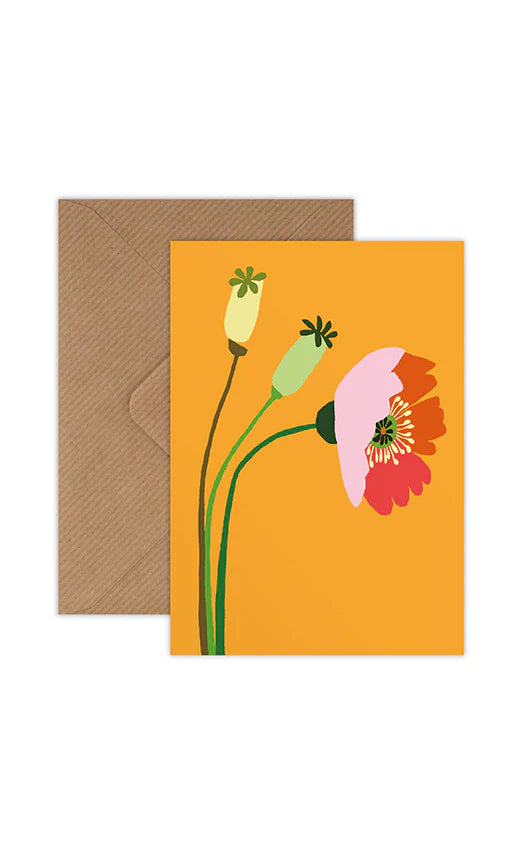 Poppies Mini Card