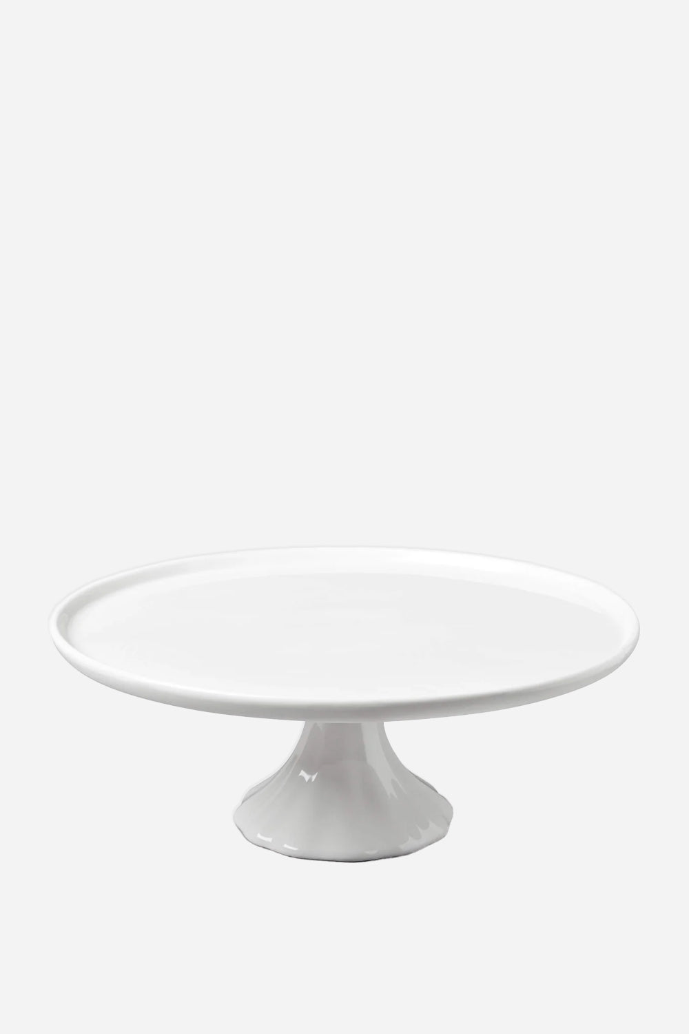 white porcelain cake stand