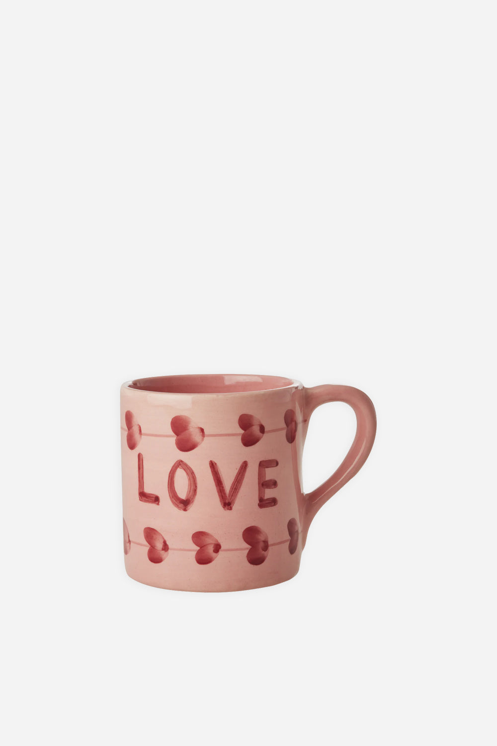 Ceramic Mug / Hand-painted LOVE