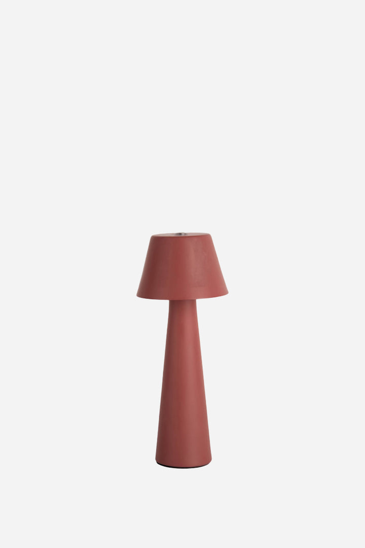 Mini Table Lamp Cone / Red Ochre