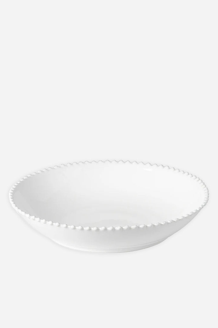 pearl white tableware serving dish 34cm