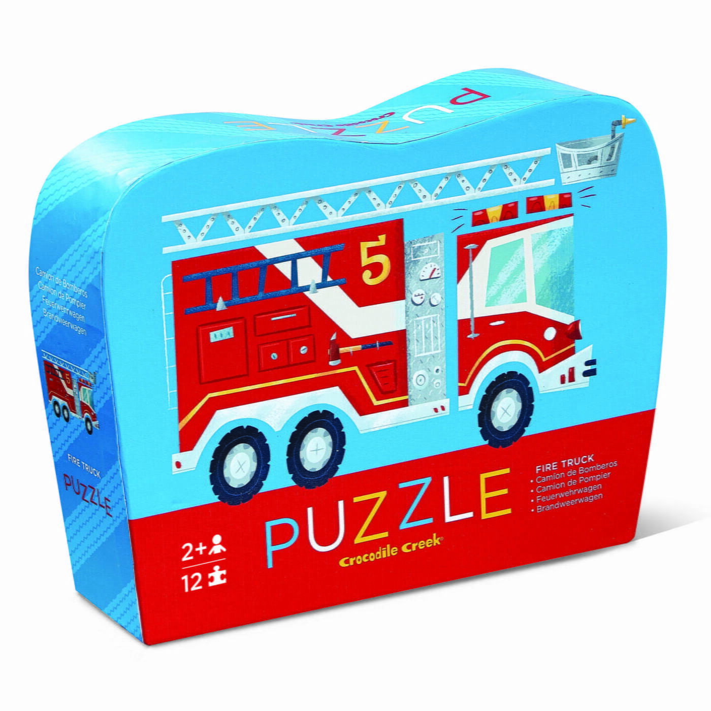 Firetruck Shaped Mini Puzzle