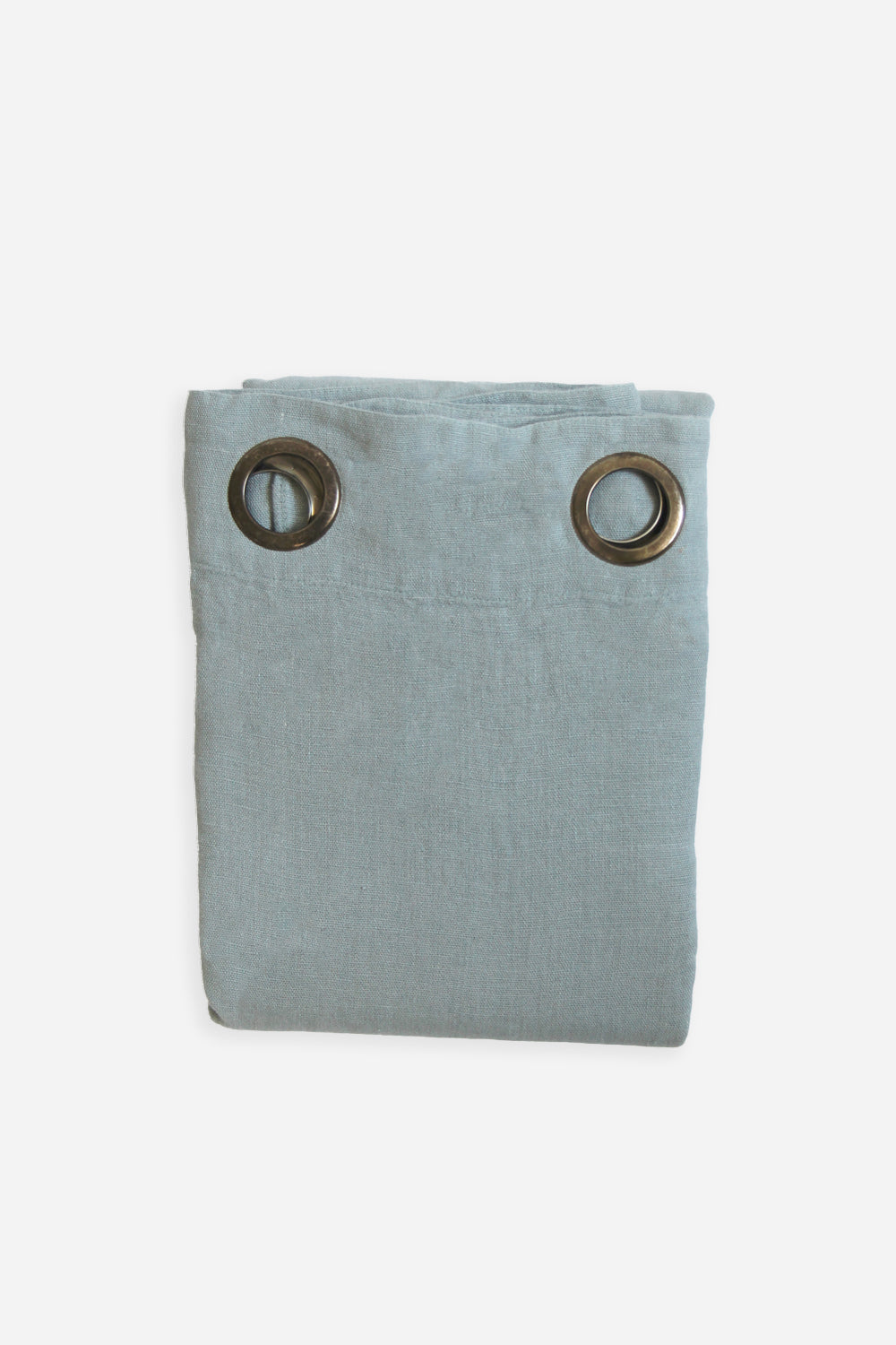 Porticcio Linen Curtain / Blue Stone