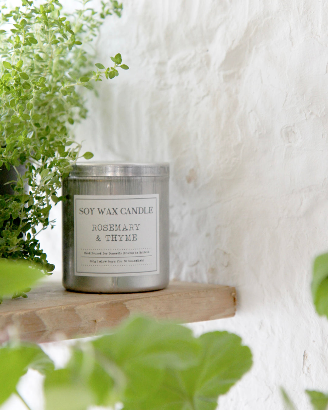 Tin Candle 200ml / Rosemary & Thyme
