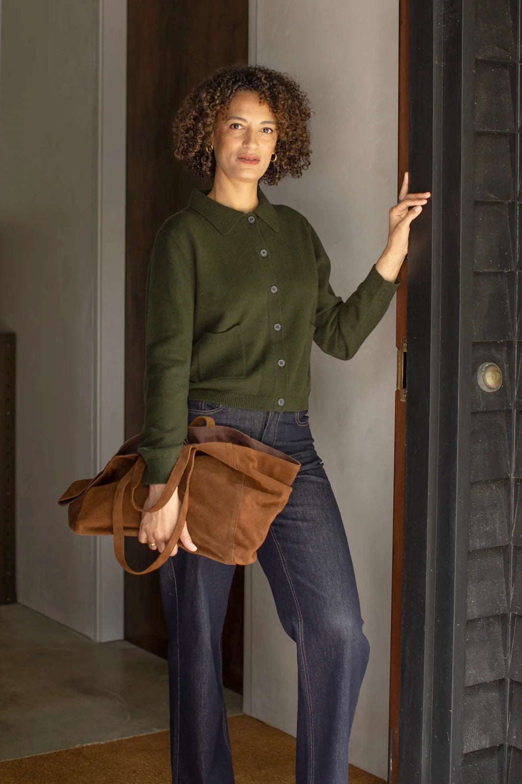 Eden Cardigan | Dark Olive
