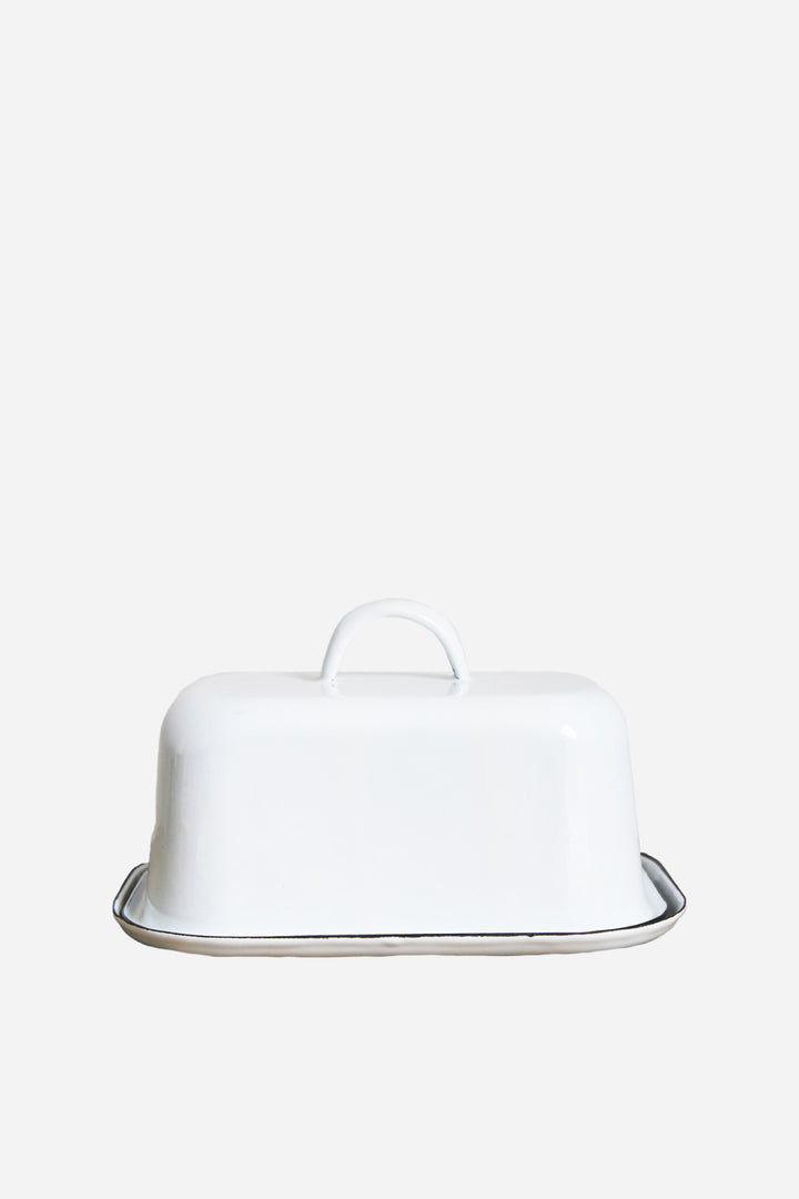 Enamel Butter Dish - Domestic Science Home