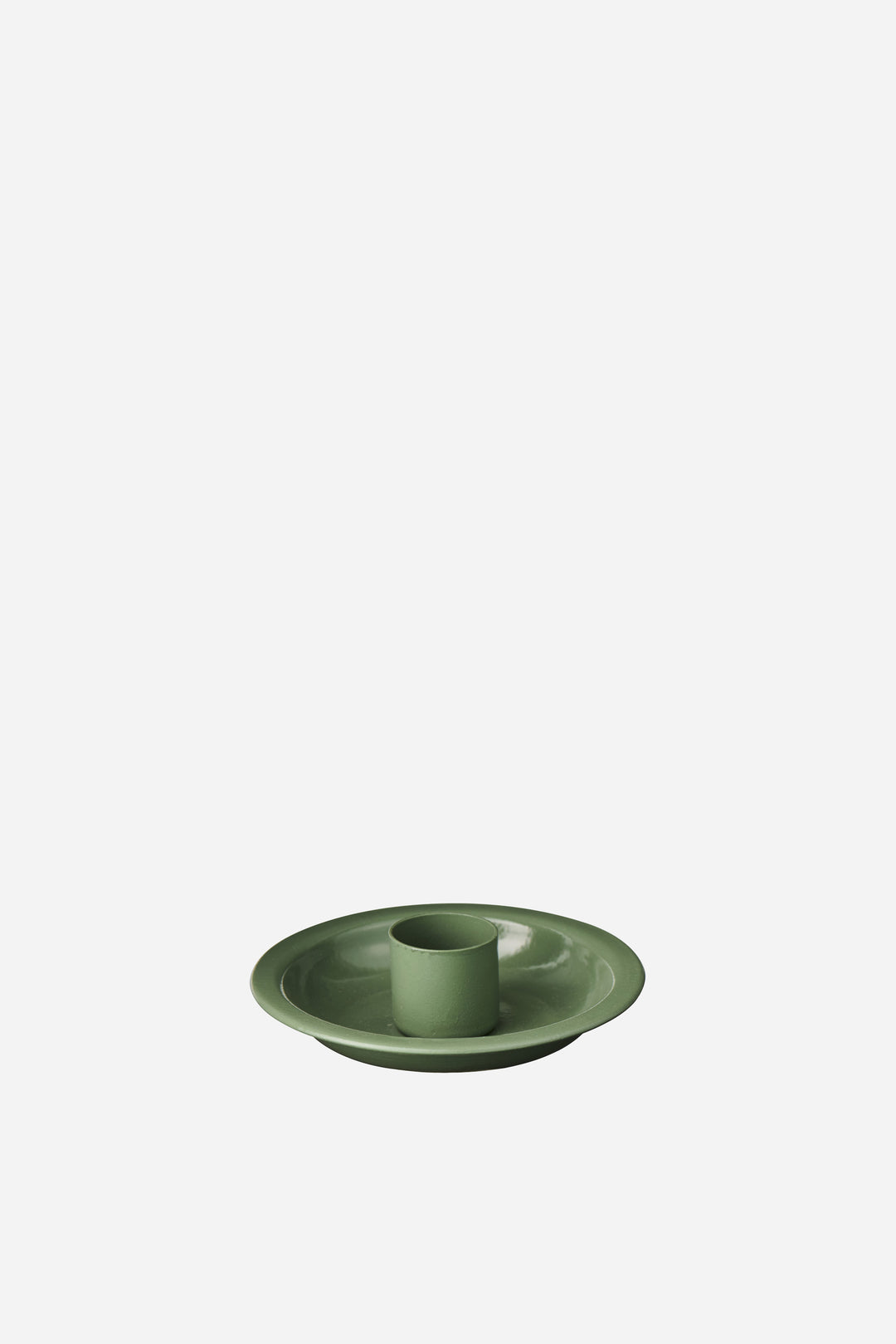 Candle Holder Dinner Green