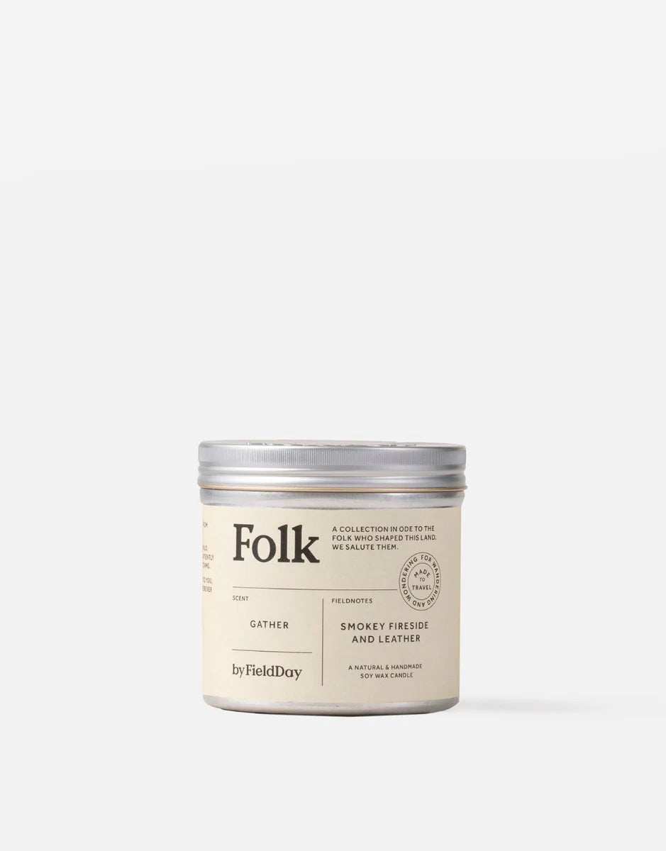 Folk Candle Tin Gather