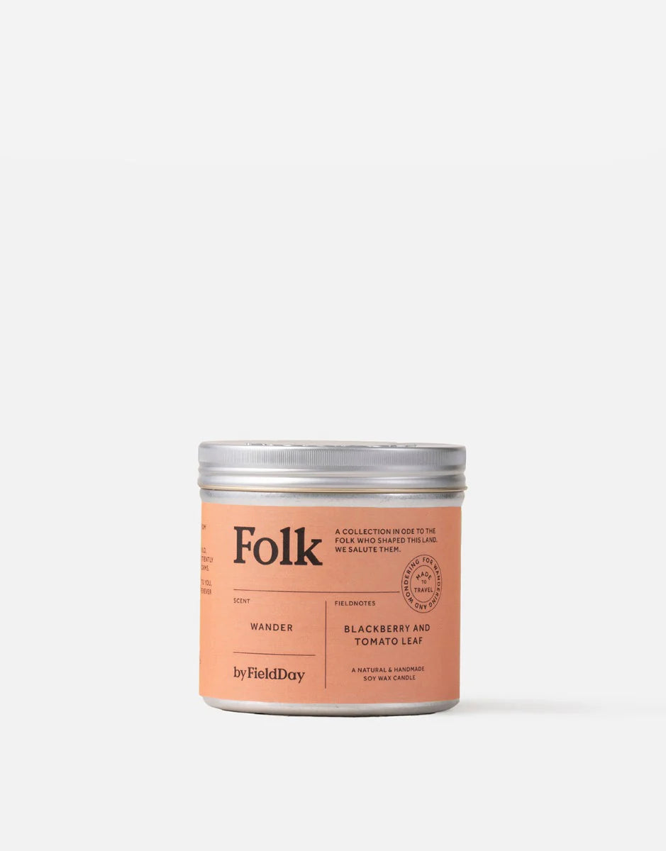 Folk Candle Tin Wander