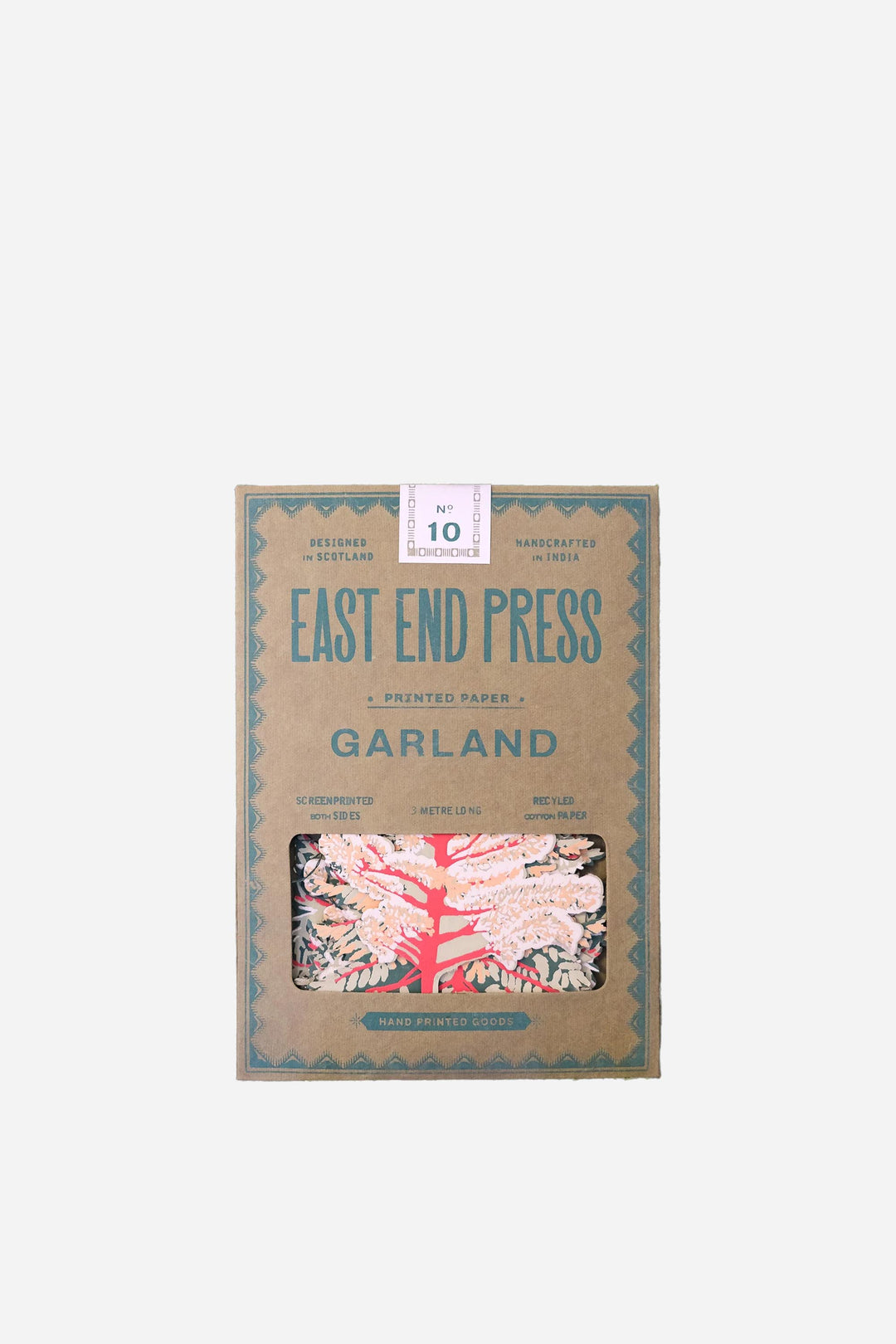 Packaged product from East End Press on a white background
