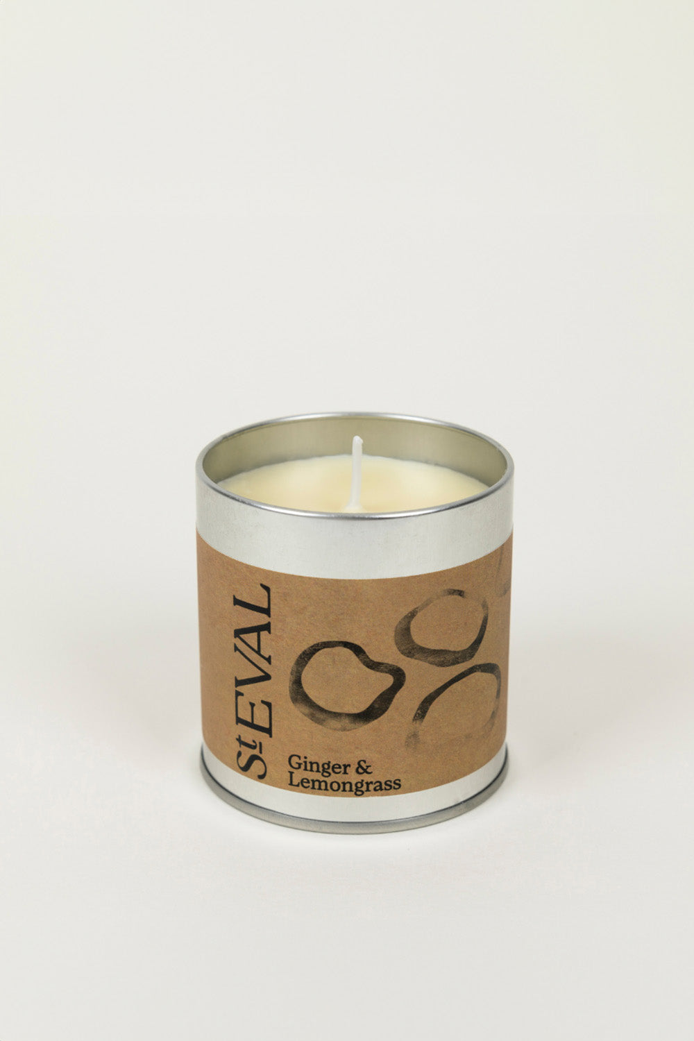 st eval tin candle ginger and lemongrass