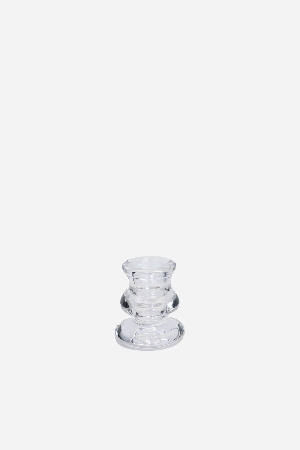 Glass Candlestick 6cm