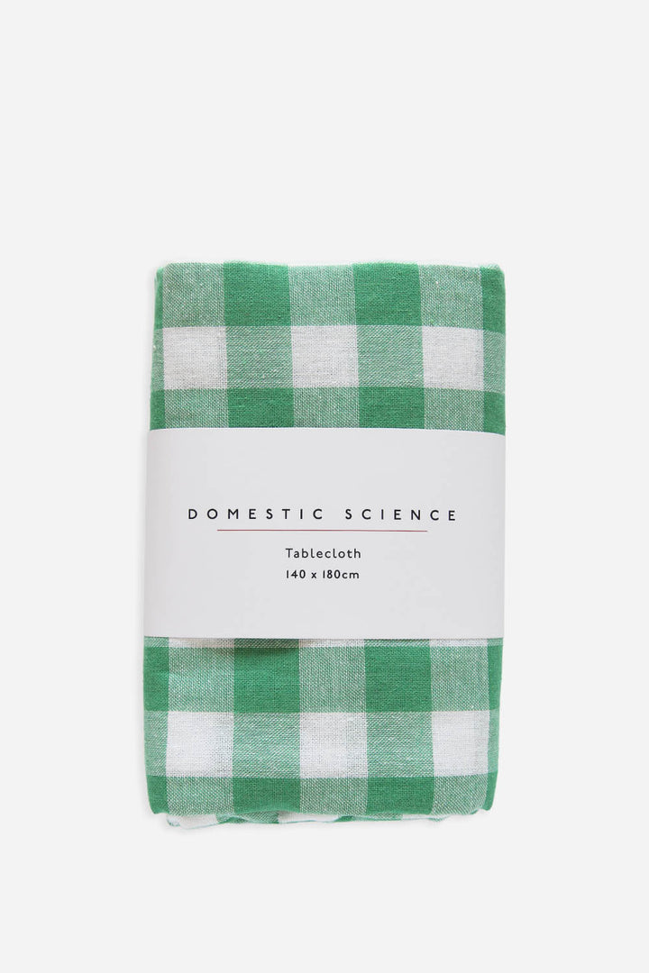Gingham Tablecloth / Green 140 X 180cm