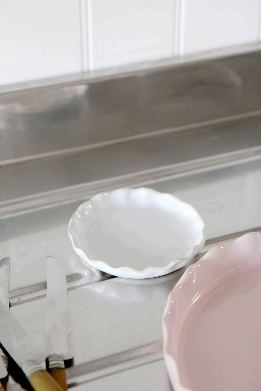 Small Plate / White Ice