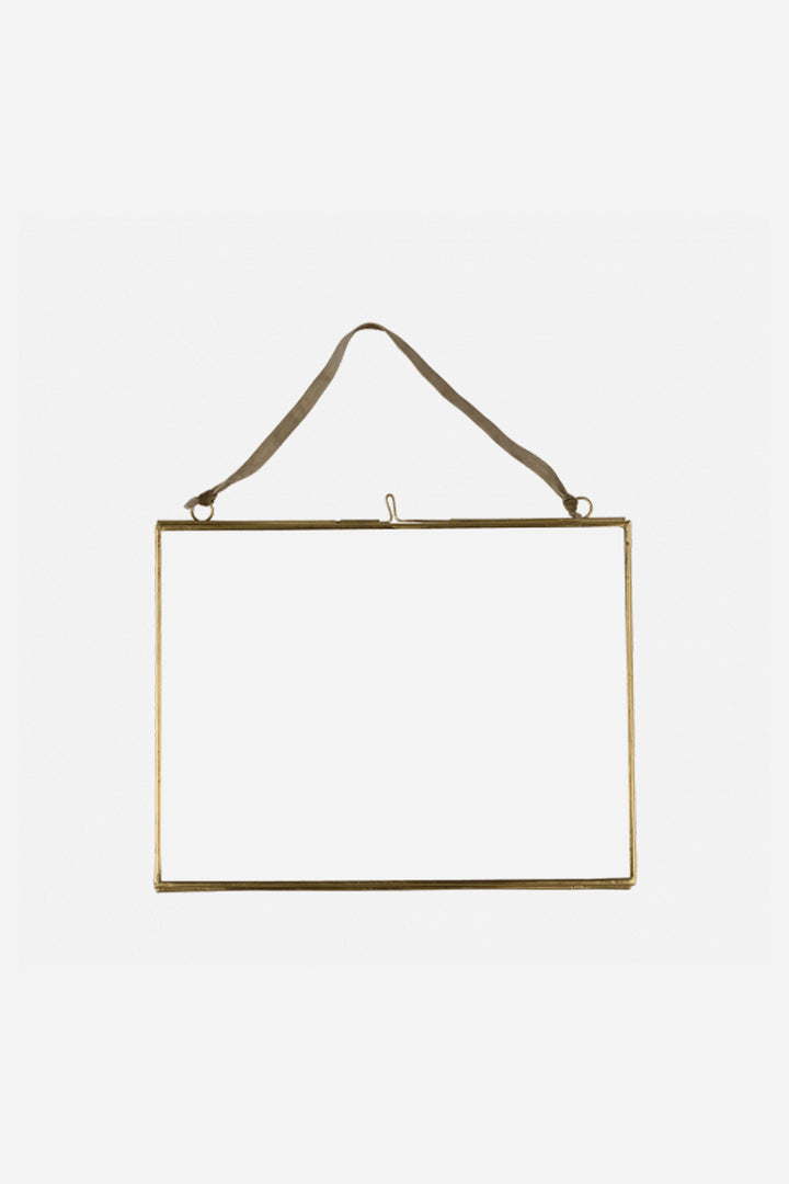 Hanging Brass Frame Landscape 25x20cm