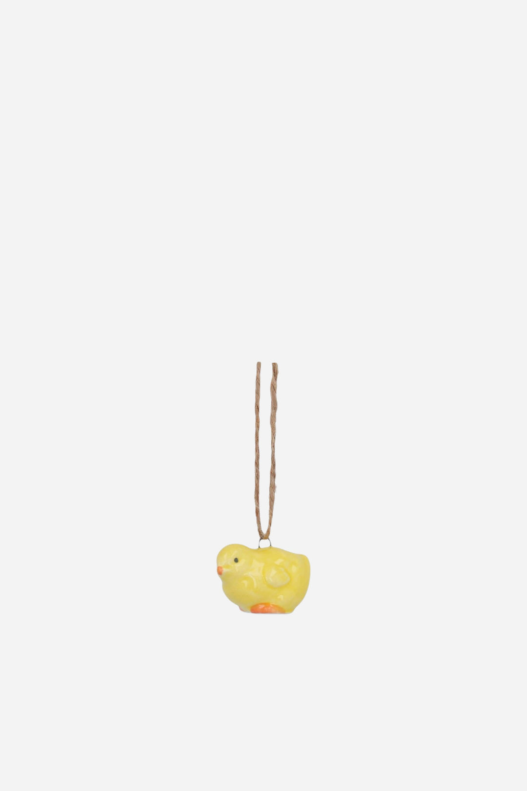 hanging ceramic easter chick decoration