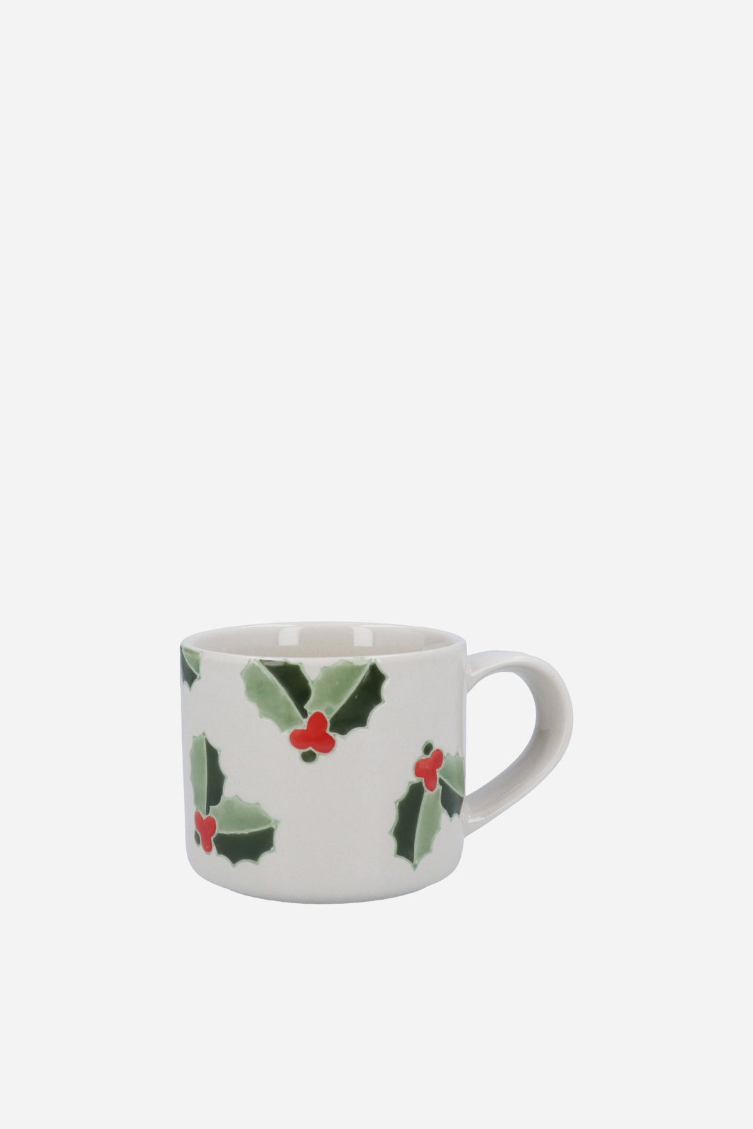 Holly Sprig Stoneware Mug
