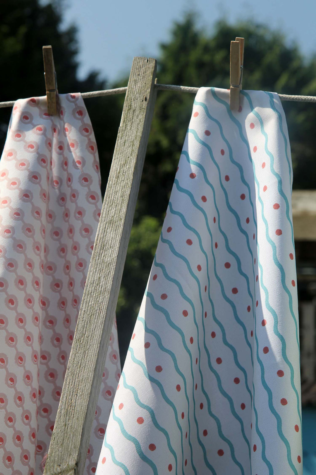 Organic T-Towel Honfleur / Cornflower