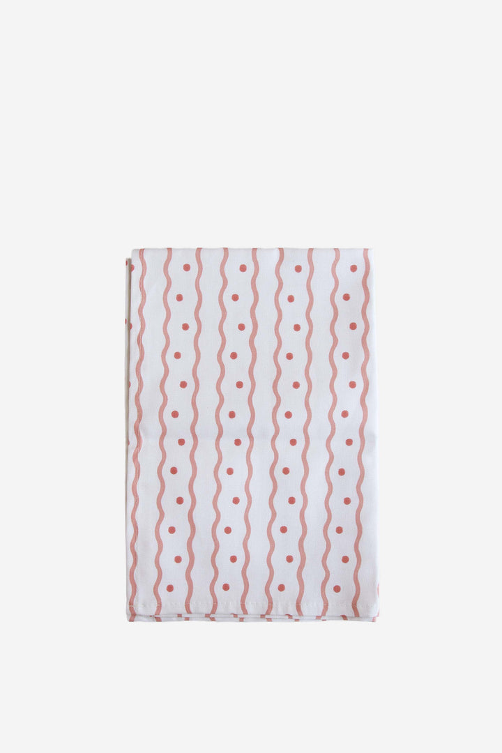Organic T-Towel Honfleur / Rosy Posy
