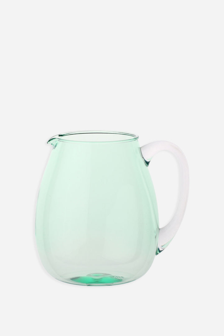 green acrylic jug