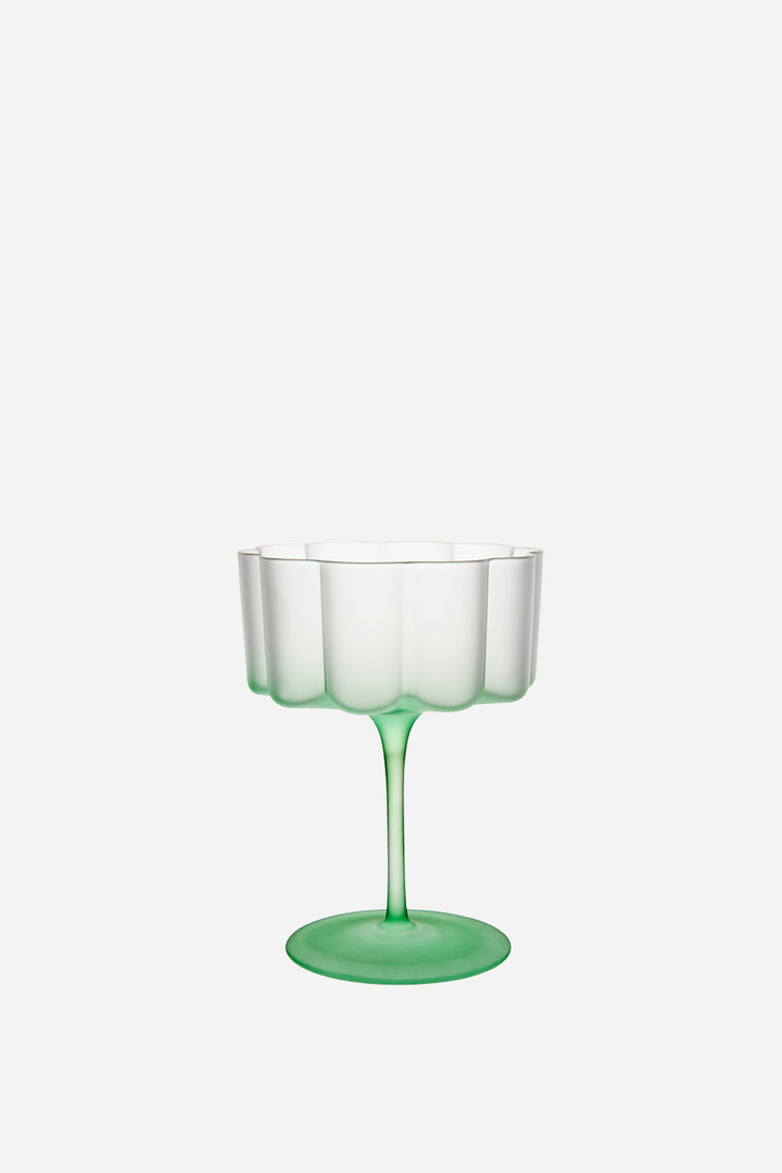 Lillie Cocktail or Dessert Glass / Green
