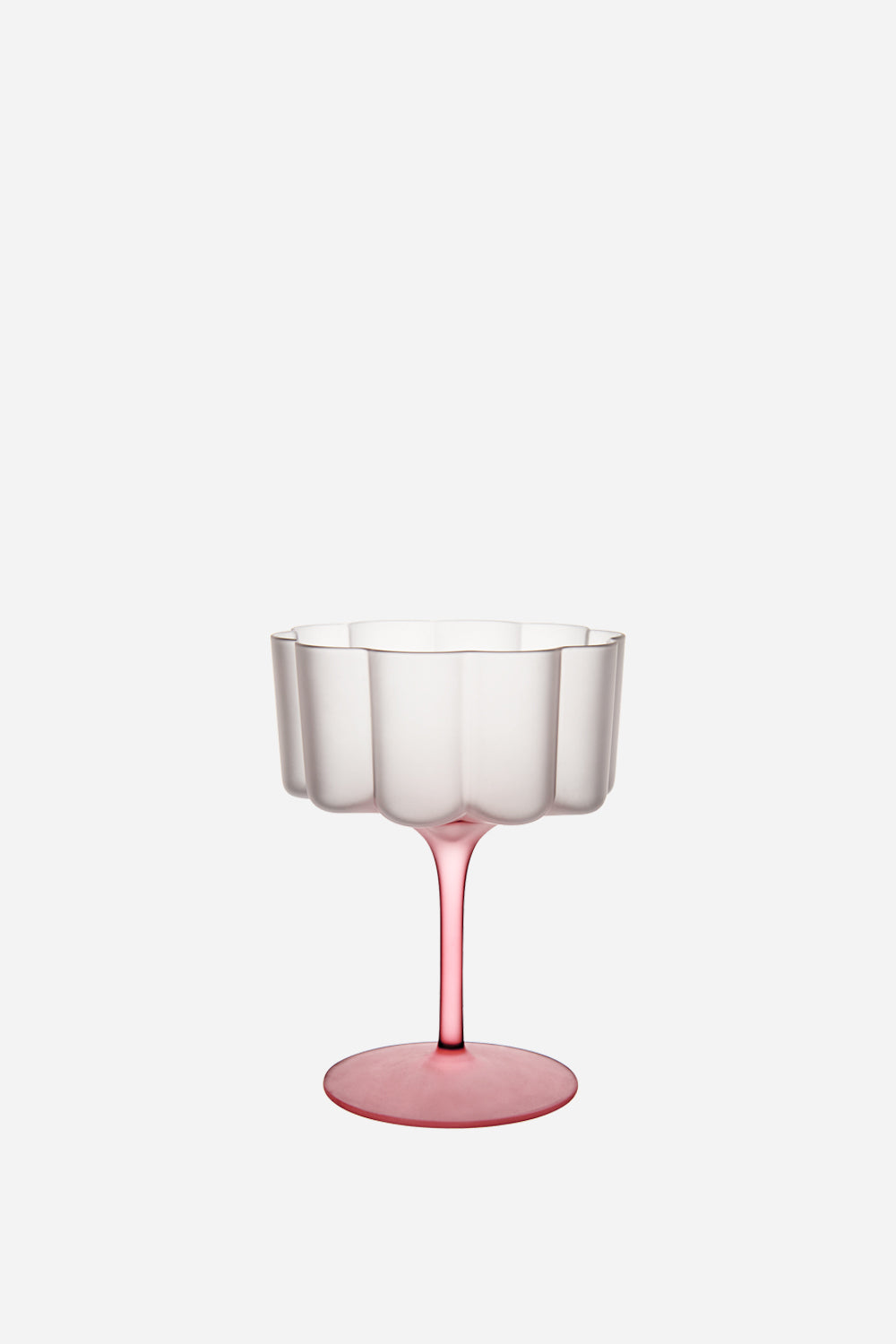 Lillie Cocktail or Dessert Glass / Pink