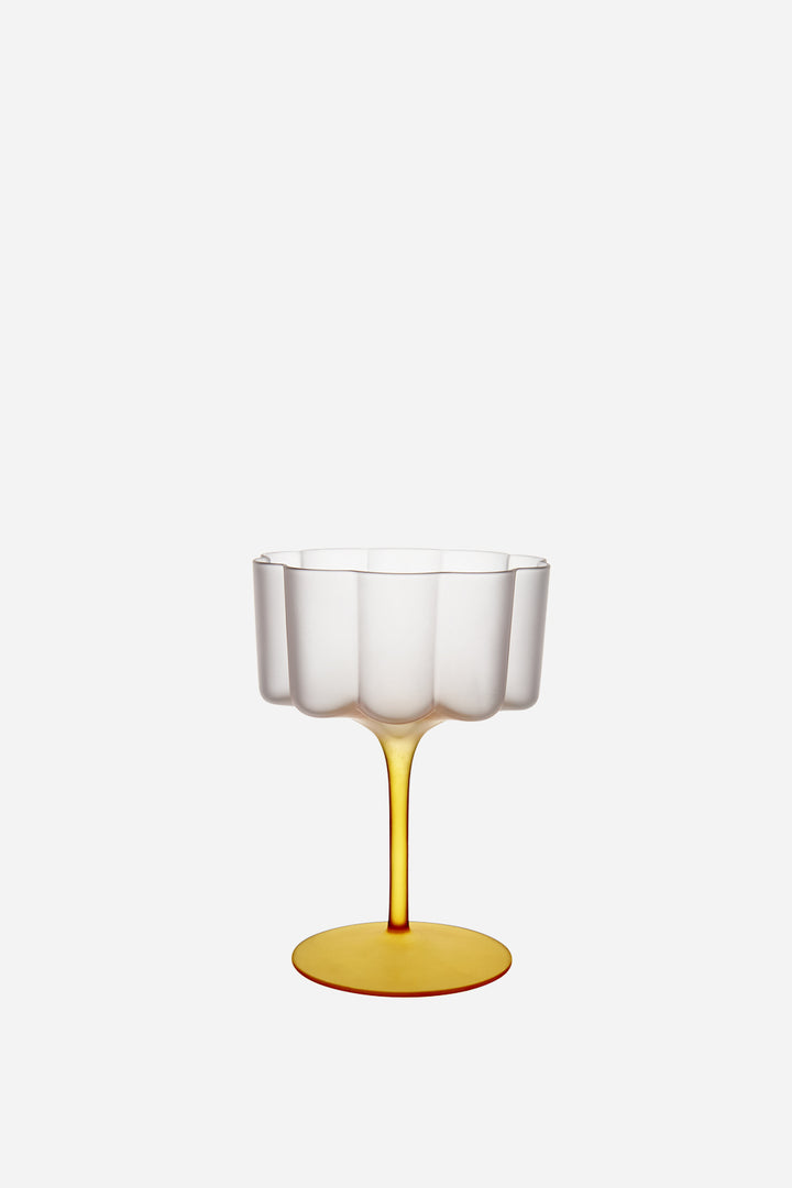 Lillie Cocktail or Dessert Glass / Yellow