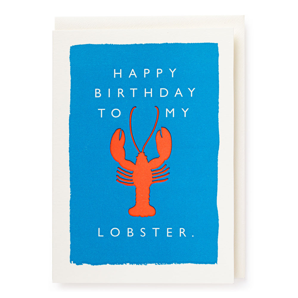 lobster birthday card