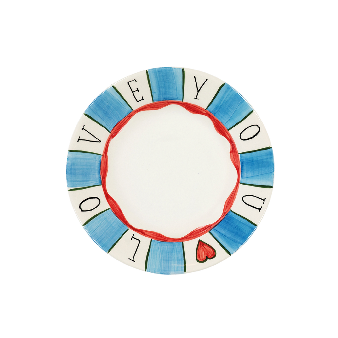 Love Story Breakfast Plate