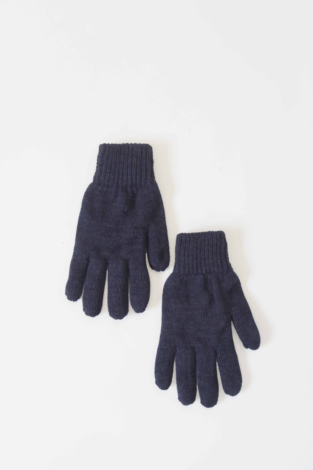 Knitted Gloves / Navy