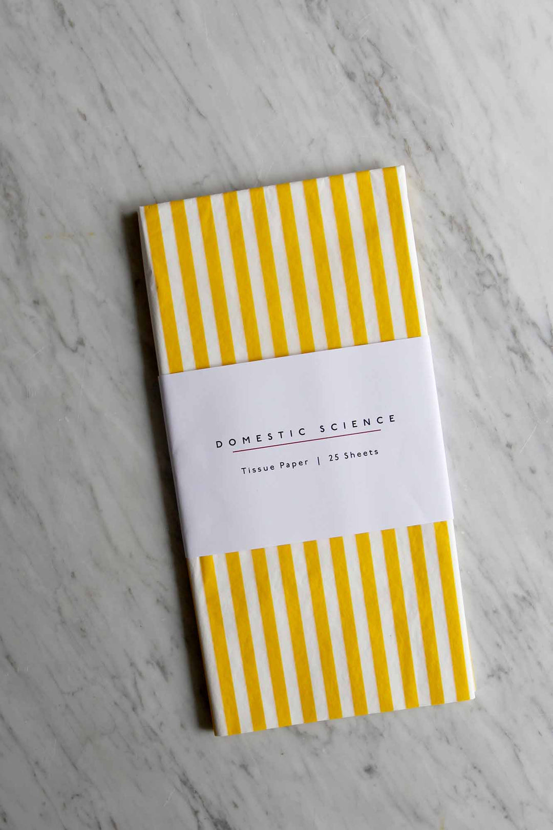 Ministripe Tissue / Lemon / 25 Sheets